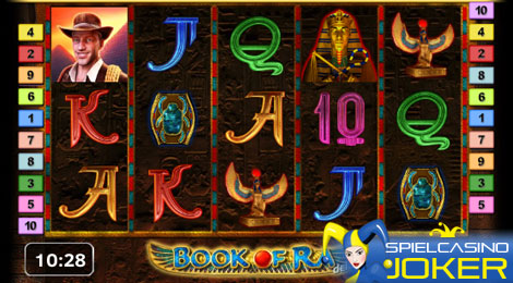 Book of Ra Deluxe Spielautomat auf dem Handy