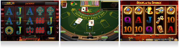 CasinoClub Spiele